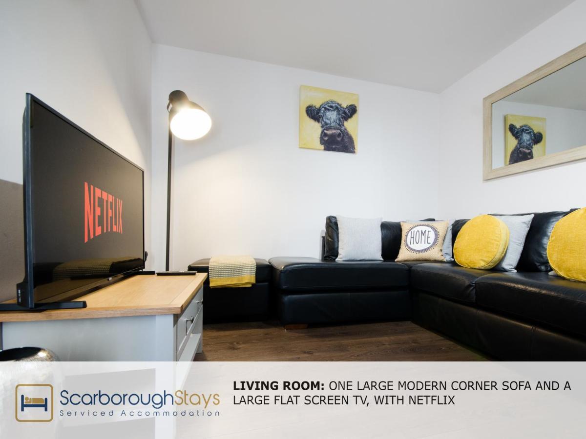 Hibernia Place, 3 Bedroom Townhouse With Patio & Seating Area - Free Parking Скарборо Экстерьер фото