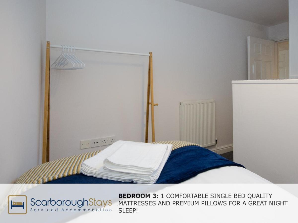 Hibernia Place, 3 Bedroom Townhouse With Patio & Seating Area - Free Parking Скарборо Экстерьер фото