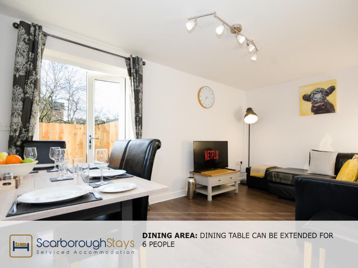 Hibernia Place, 3 Bedroom Townhouse With Patio & Seating Area - Free Parking Скарборо Экстерьер фото